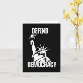 Design rett Demokratie 2025 Karte (Gelbe Blume)