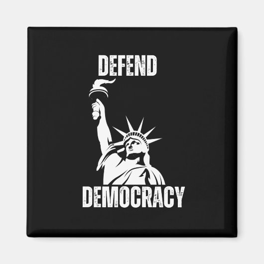 Design rett Demokratie 2025 Magnet (Vorne)