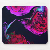 Design rosa Wirbel Mousepad (Vorne)