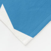 Design Royal Pastel Blue & White Star Fleecedecke (Ecke)