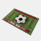 Design-Rug, Fußball Fußmatte (Schrägansicht)