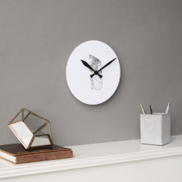Design Runde Wanduhr