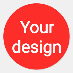 Design runder aufkleber