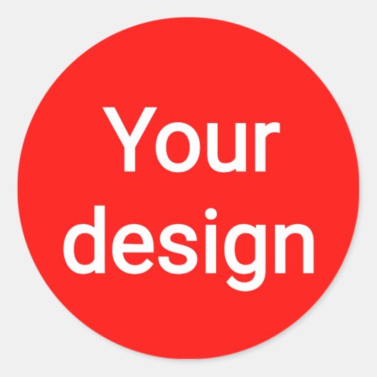 Design runder aufkleber (Vorderseite)