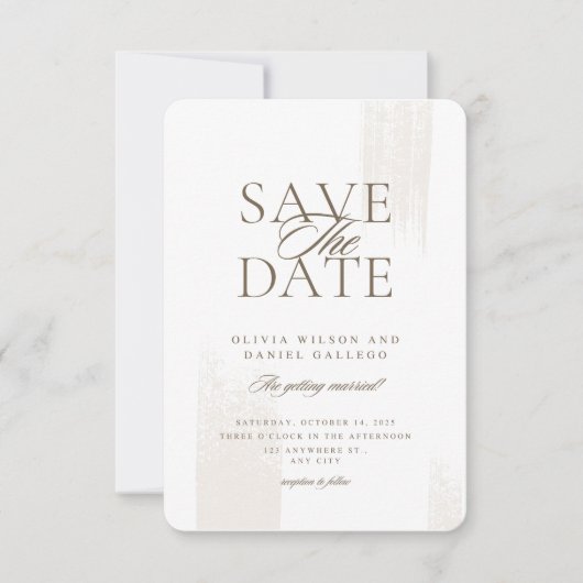 Design Save the Date (Vorderseite)