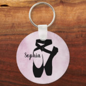 Design-Schlüsselanhänger für Ballet Shoes Schlüsselanhänger (Vorderseite)