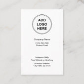 Design-Schmuckkarten für Haushaltslogos Visitenkarte (Rückseite)