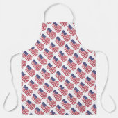 Design-Schürze für Red White Blue Flag Schürze (Vorderseite)
