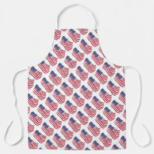 Design-Schürze für Red White Blue Flag Schürze