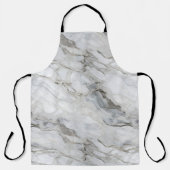 Design-Serie 4 für Texturen aus weißem Stein Schürze (Vorderseite)