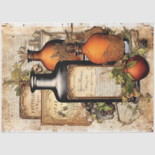 Design-Serie für Vintage Hexentöpfe 8 Seidenpapier