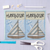 Design-Serie Nautical Harbor 14 Seidenpapier (Handwerk)