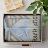 Design-Serie Nautical Harbor 14 Seidenpapier (Geschenk)