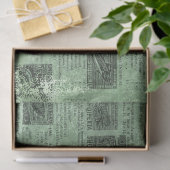 Design-Serie von Ephemera Green Paper Series 14 Seidenpapier (Geschenk)