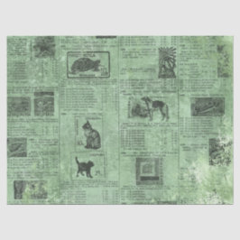 Design-Serie von Ephemera Green Paper Series 14 Seidenpapier