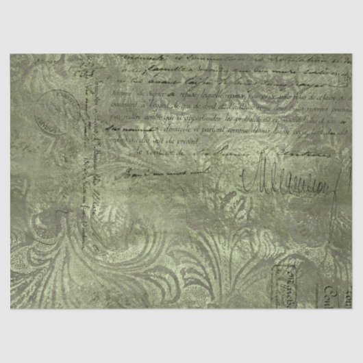 Design-Serie von Ephemera Green Paper Series 16 Seidenpapier (Vorderseite)