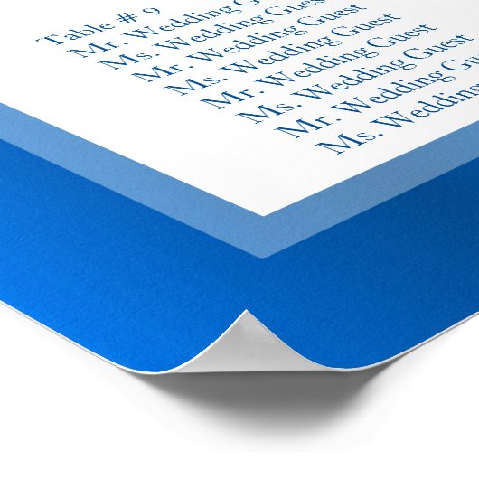 Design-Sitzdiagramm für märchenhafte Beförderung Poster (Ecke)