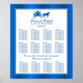 Design-Sitzdiagramm für märchenhafte Beförderung Poster (Vorne)