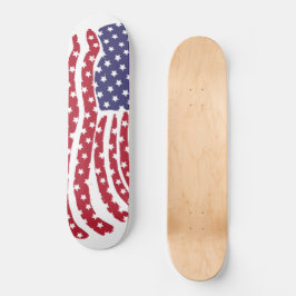Design-Skateboard-Deck für Red White Blue Flag Skateboard