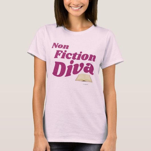 Design-Slogan für Diva Sassy-Autoren aus Nicht-Fik T-Shirt (Vorderseite)