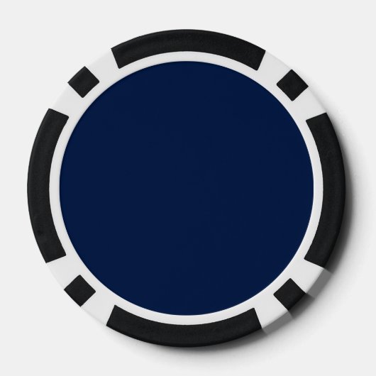 Design Spirale für Pi auf Navy Blue Pokerchips (Rückseite)