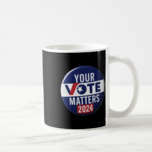 Design-Sticker für Ihre Kampagne "Vote S 2024" Kaffeetasse
