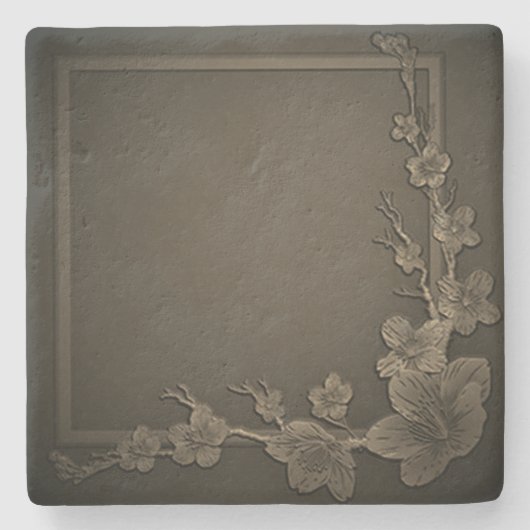 Design-Stil aus Stein-Untersetzer Steinuntersetzer (Vorderseite)