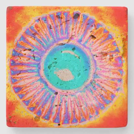 Design-Stil aus Stein-Untersetzer Steinuntersetzer (Vorderseite)