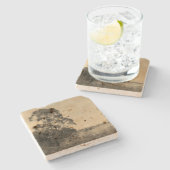 Design-Stil aus Stein-Untersetzer Steinuntersetzer (Seitenansicht)