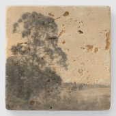 Design-Stil aus Stein-Untersetzer Steinuntersetzer (Vorderseite)