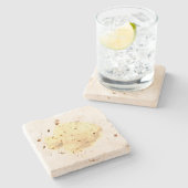 Design-Stil aus Stein-Untersetzer Steinuntersetzer (Seitenansicht)