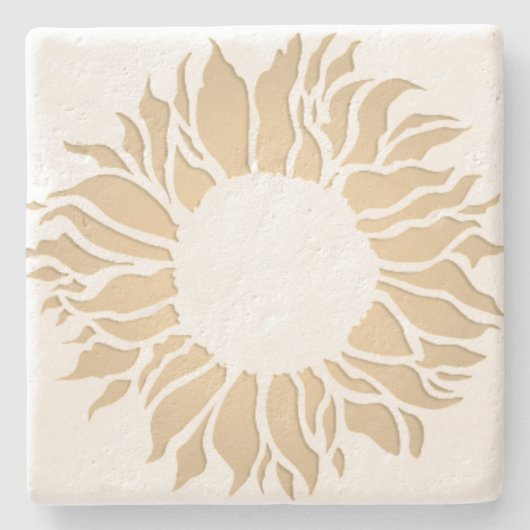 Design-Stil aus Stein-Untersetzer Steinuntersetzer (Vorderseite)