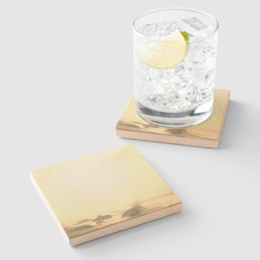 Design-Stil aus Stein-Untersetzer Steinuntersetzer (Seitenansicht)