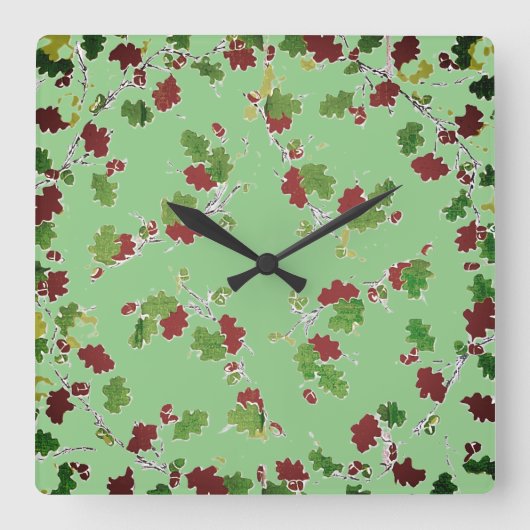 Design-STIL der Wall-Uhr Quadratische Wanduhr (Vorderseite)