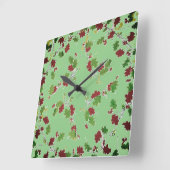 Design-STIL der Wall-Uhr Quadratische Wanduhr (Winkel)