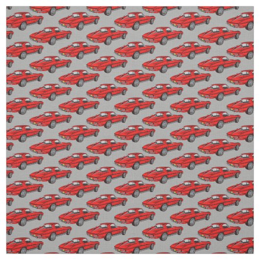 Design-Stoff für Red Corvette Stoff (Muster)