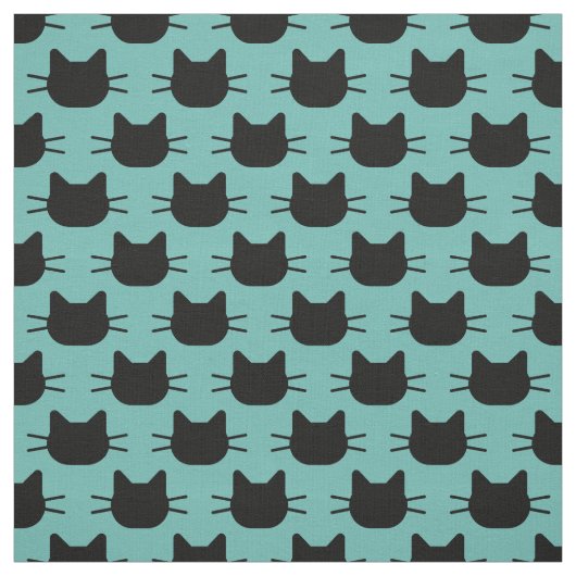 Design-Stoff für Schwarze Katzen Stoff (Muster)