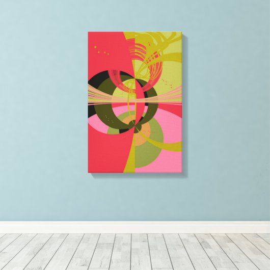 Design Style Art Deco Leinwanddruck (Insitu (Holzboden))