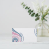 Design Swirl Business Card Visitenkarte (Stehend Vorderseite)