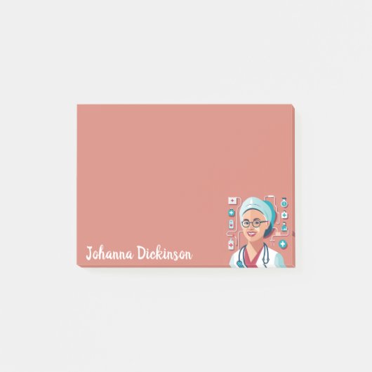 design sympa pour les infirmières post-it klebezettel (Vorderseite)