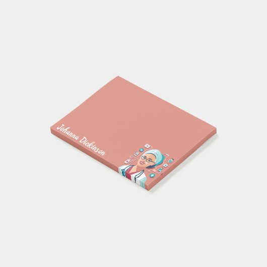 design sympa pour les infirmières post-it klebezettel (angewinkelt)