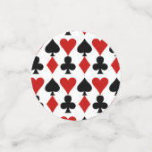 Design-Table-Confetti für Anzug von Karten Konfetti (Klein Vorderseite)