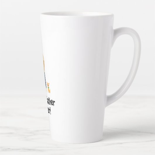 Design Tall Latte Tasse, Bester Vater jemals!! Milchtasse (Rechts)