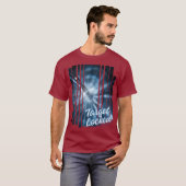 Design Target Locked Blue Power and Focus T-Shirt (Vorne ganz)