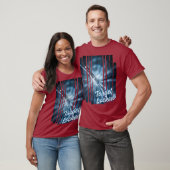 Design Target Locked Blue Power and Focus T-Shirt (Unisex)