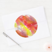 Design-Textur, Aquarellhintergrund Runder Aufkleber (Umschlag)