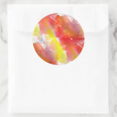 Design-Textur, Aquarellhintergrund Runder Aufkleber (Tasche)