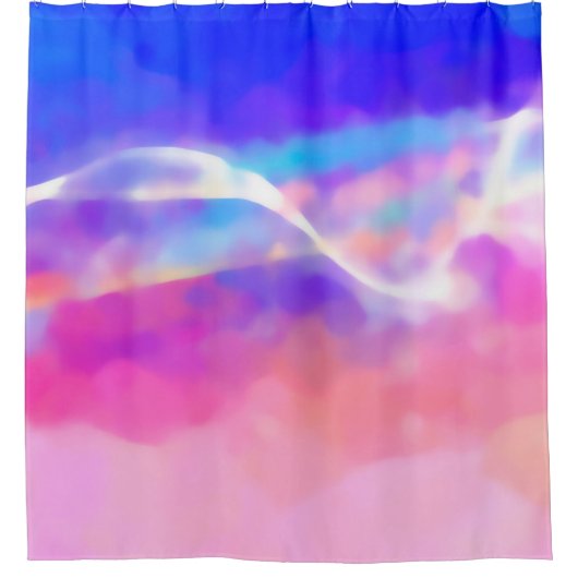 Design Textur digitale Kunst Hintergrund abstrakt Duschvorhang (Vorderseite)
