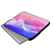 Design Textur digitale Kunst Hintergrund abstrakt  Laptopschutzhülle (Vorne Knopf)