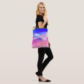 Design Textur digitale Kunst Hintergrund abstrakt Tasche (Am Model)
